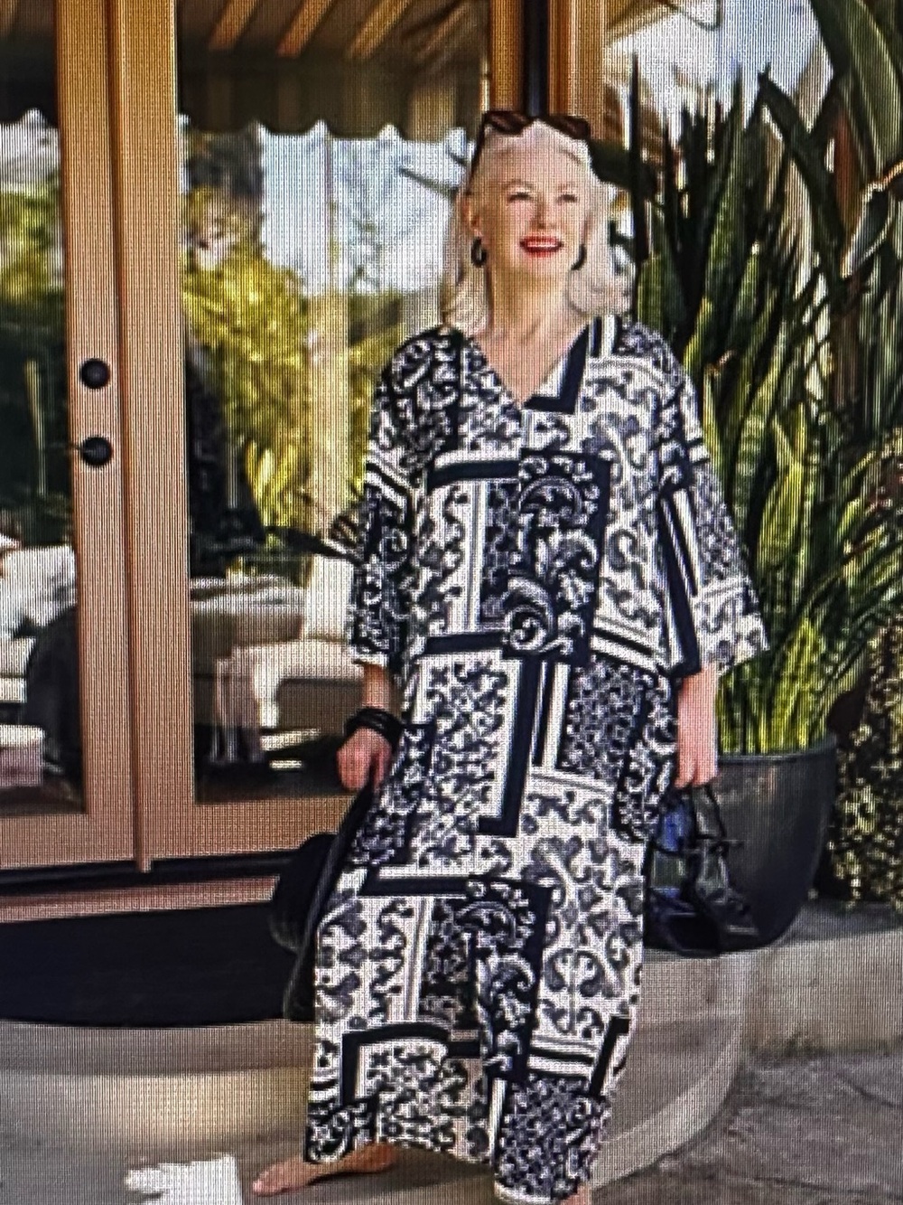 BEAUTIFUL by Lawrence Zarian tie kaftan dress